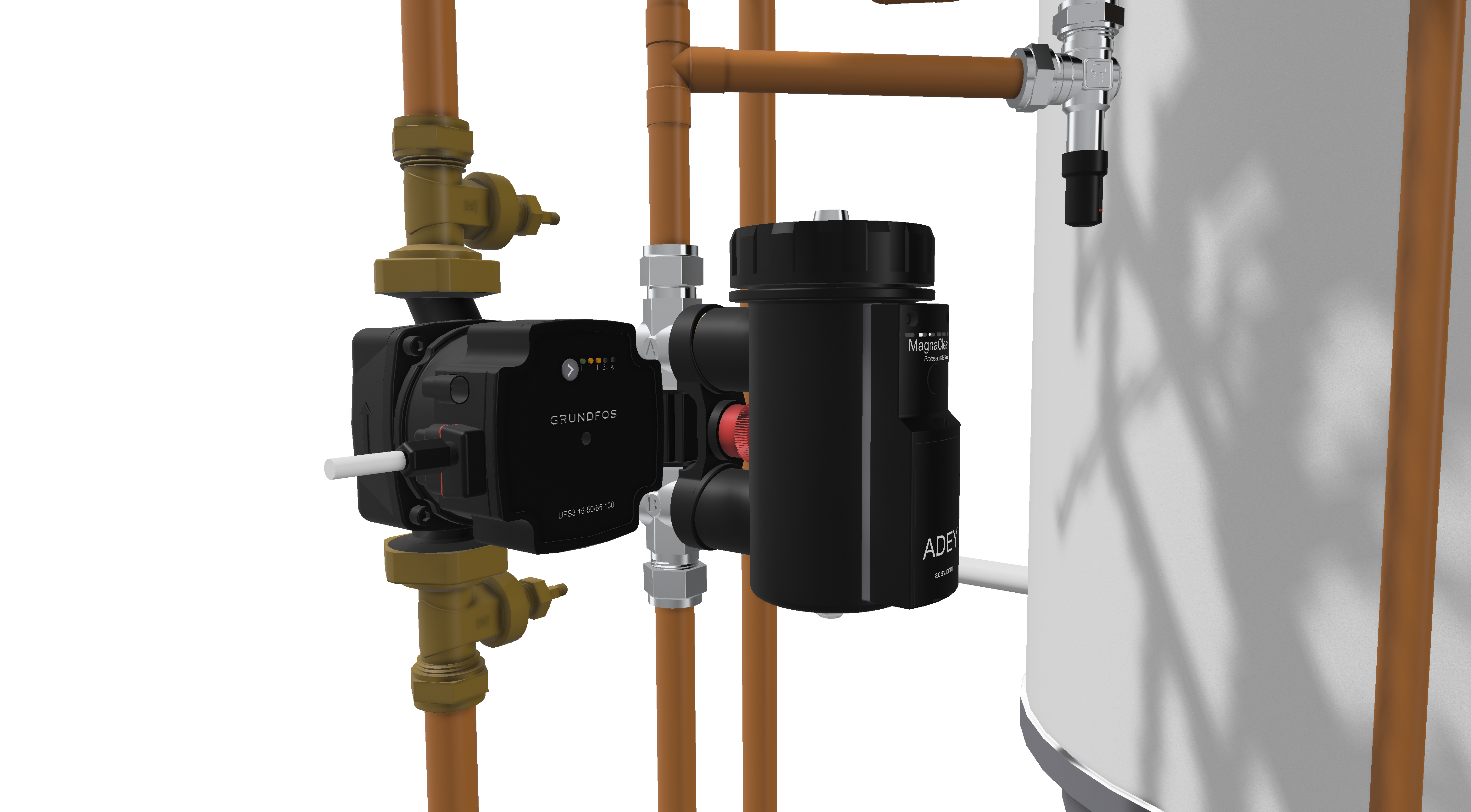 Central Heating Pump and Filter